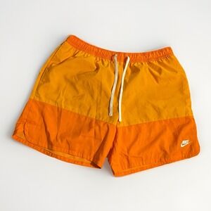 Nike‎ Men's Two Toned Orange Swim Trunk Bottoms XXL